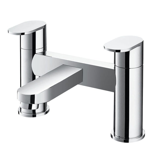 Flova Smart 2 Hole Deck Mounted Bath Mixer Tap SMBF - Envy Bathrooms Ltd