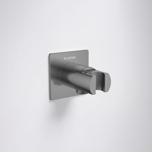 Flova Smart GoTurn Square Shower Pack Gun Metal | GM-SMGT2PK2-SQ - Envy Bathrooms Ltd