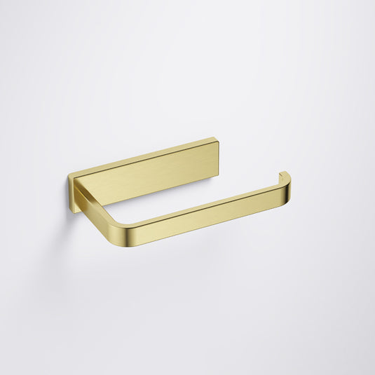 Flova Sofija Toilet Roll Holder Brushed Brass | BRB-SO8921 - Envy Bathrooms Ltd