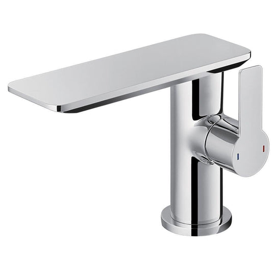 Flova Spring Mono Basin Mixer Tap with Clicker Waste SRBAS - Envy Bathrooms Ltd