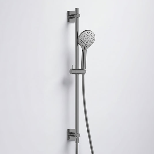 Flova Square Shower Pack with 5-Function Handshower Gun Metal | GM-LVSRWO-SQ - Envy Bathrooms Ltd