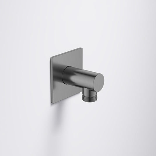 Flova Square Wall Outlet Elbow Gun Metal | GM-KI8810 - Envy Bathrooms Ltd