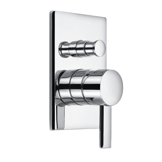 Flova STR8 Concealed Manual Shower Valve with 2-Way Diverter STSHVO/DIV - Envy Bathrooms Ltd