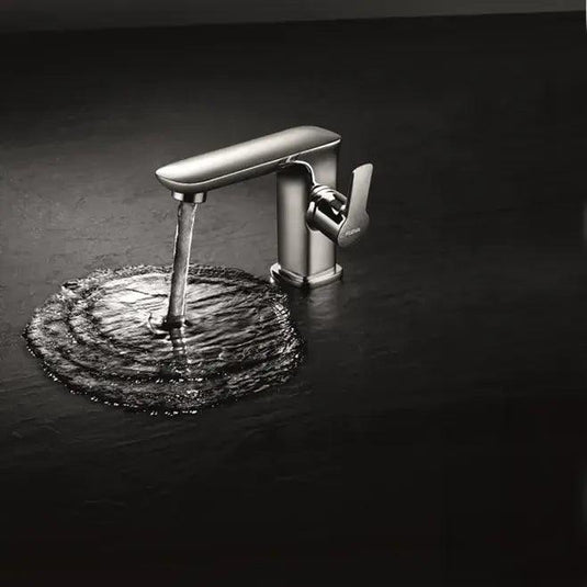 Flova Urban Mono Basin Mixer Tap with Clicker Waste URBAS - Envy Bathrooms Ltd
