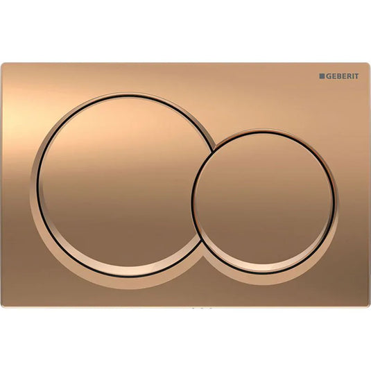 Geberit Alpha01 Round Dual Flush Plate Red Gold | 115.035.QA.1