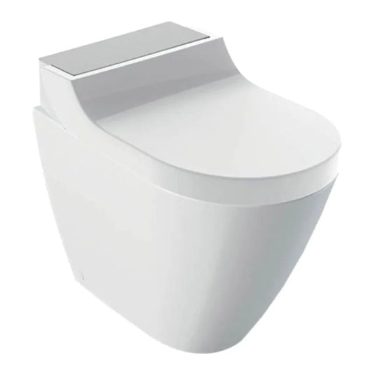 Geberit AquaClean Tuma Comfort Back To Wall Pan Steel | 146.310.FW.1