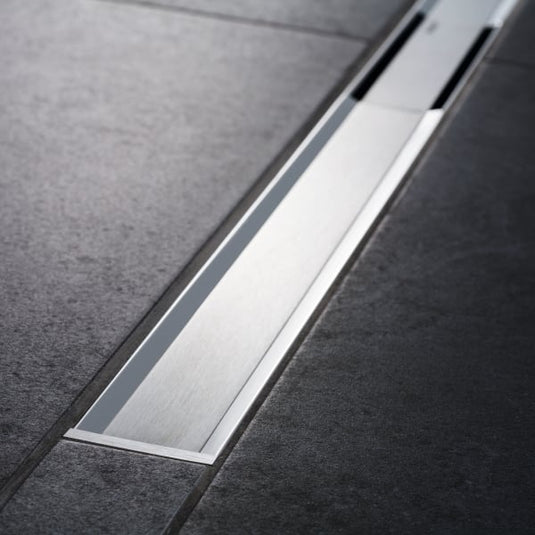 Geberit CleanLine20 Shower Channel 90cm Polished/Brushed Metal | 154.450.KS.1