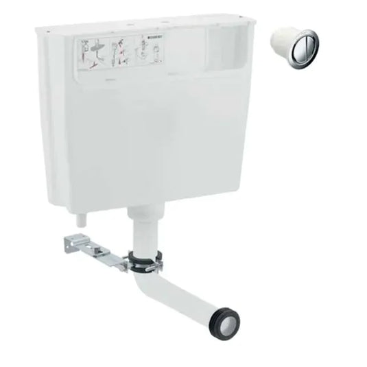 Geberit Low Height Concealed Cistern 6/3L with Remote Flush | 109.724.21.2