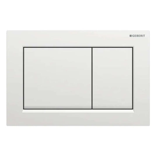 Geberit Omega20 Square Dual Flush Plate Matt Chrome | 115.080.JQ.1