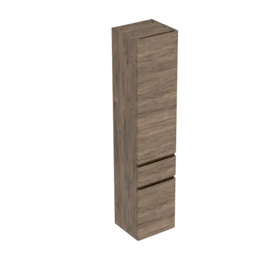 Geberit Renova Plan 180cm Tall Bathroom Cabinet Textured Hickory | 501.923.JR.1
