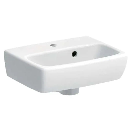 Geberit Selnova 360mm Square Cloakroom Basin 2 Tap Holes | 501.471.00.7