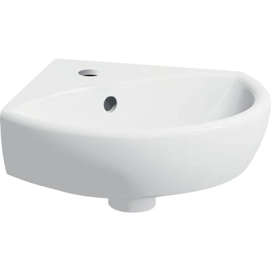 Geberit Selnova 414mm Corner Basin 1 Tap Hole | 501.445.00.7