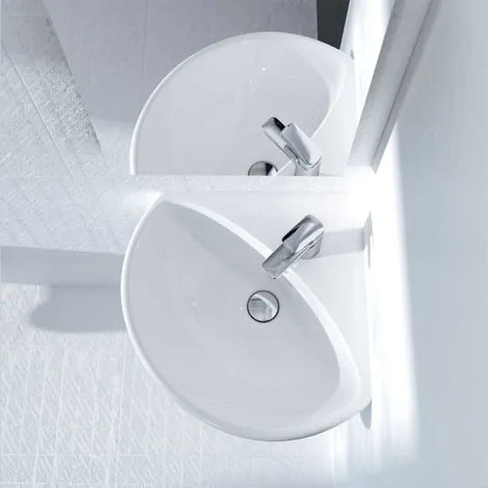 Geberit Selnova 414mm Corner Basin 1 Tap Hole | 501.445.00.7