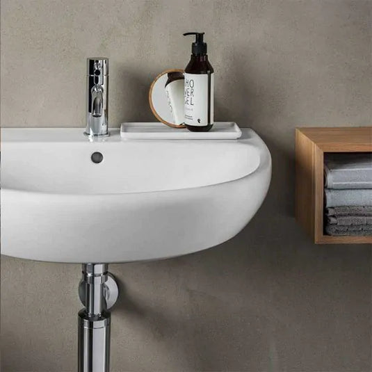 Geberit Selnova 450mm Cloakroom Basin 1 Tap Hole | 501.408.00.6