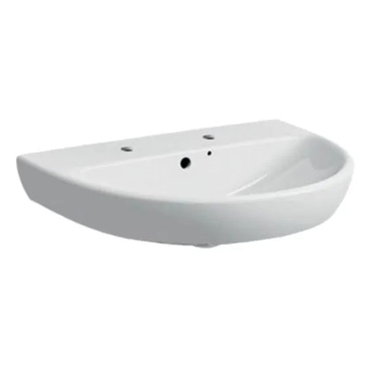 Geberit Selnova 550mm Countertop Basin 2 Tap Holes | 501.400.00.6