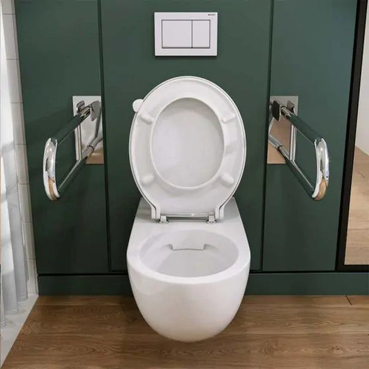 Geberit Selnova Comfort Antibacterial Toilet Seat & Cover | 500.133.00.1
