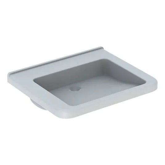 Geberit Selnova Comfort Square 650mm Countertop Basin No Tap Holes | 500.790.01.7