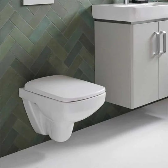 Geberit Selnova Compact Quick Release Soft Close Toilet Seat & Cover | 501.930.01.1