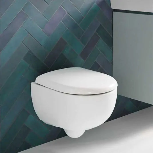 Geberit Selnova Compact Soft Close Toilet Seat & Cover | 501.878.00.1