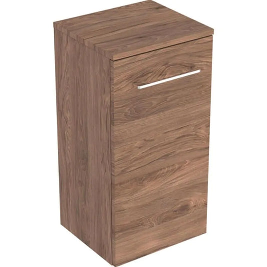 Geberit Selnova Square 1 Door Bathroom Wall Cabinet 330mm Hickory | 501.274.00.1