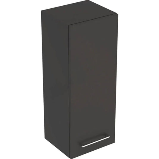 Geberit Selnova Square 1 Door Bathroom Wall Cabinet 330mm Lava | 501.277.00.1