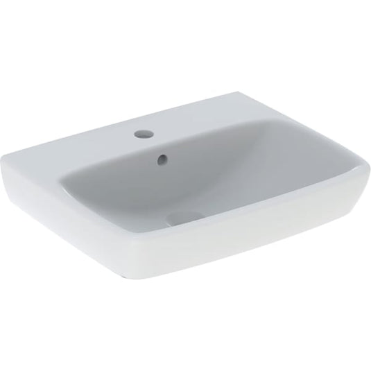 Geberit Selnova Square 550mm Countertop Basin 1 Tap Hole | 501.462.00.6