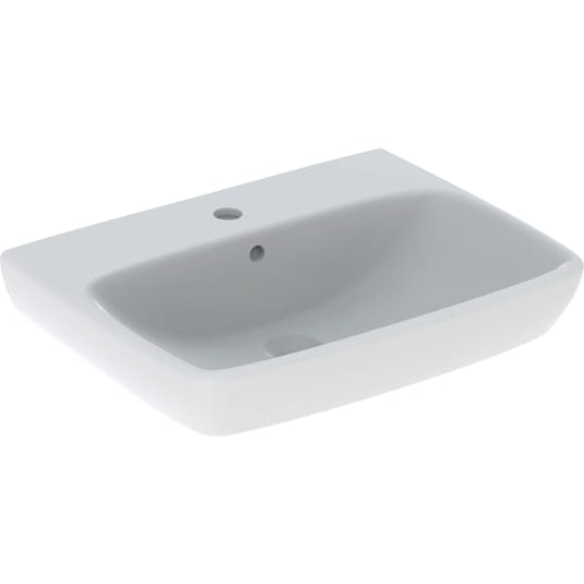 Geberit Selnova Square 600mm Countertop Basin 1 Tap Hole | 501.464.00.6