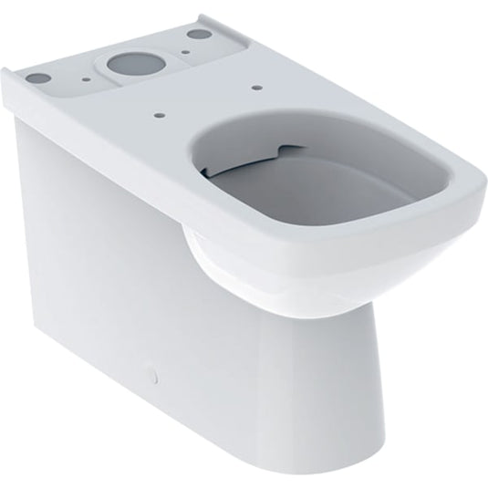Geberit Selnova Square Rimless Semi-Shrouded Close Coupled Pan | 500.489.01.7