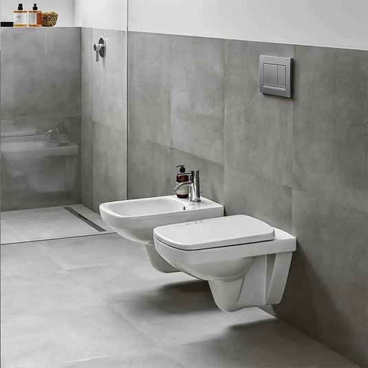 Geberit Selnova Square Rimless Wall-Hung WC Pan | 501.458.00.7