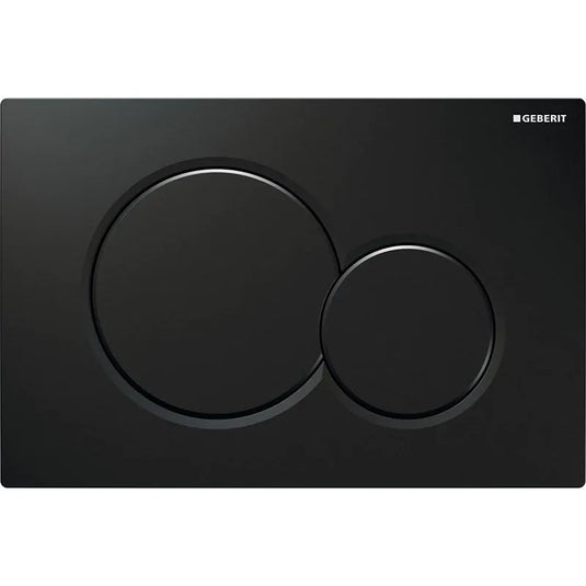 Geberit Sigma01 Round Dual Flush Plate Black | 115.770.DW.5