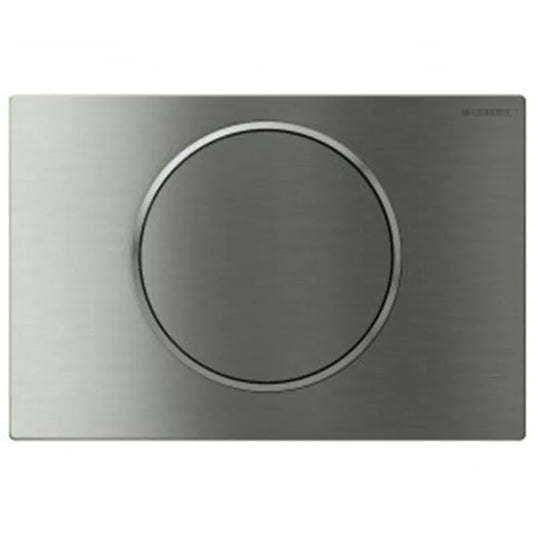 Geberit Sigma10 Round Single Flush Plate Easy Clean Stainless Steel | 115.758.SN.5