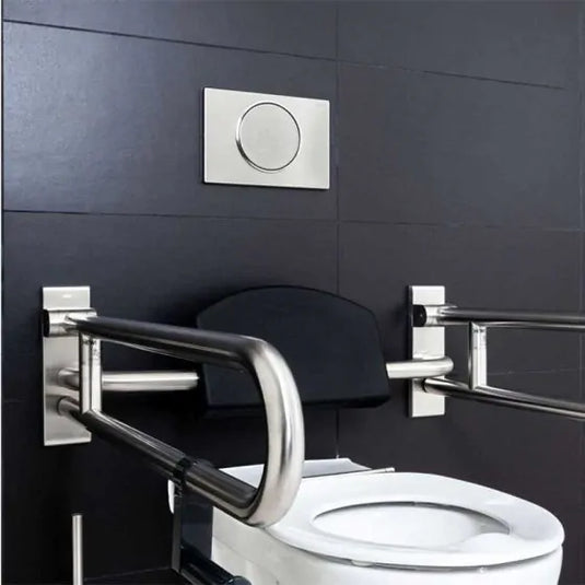 Geberit Sigma10 Round Single Flush Plate Stop & Go Matt & Gloss Chrome | 115.758.JQ.5