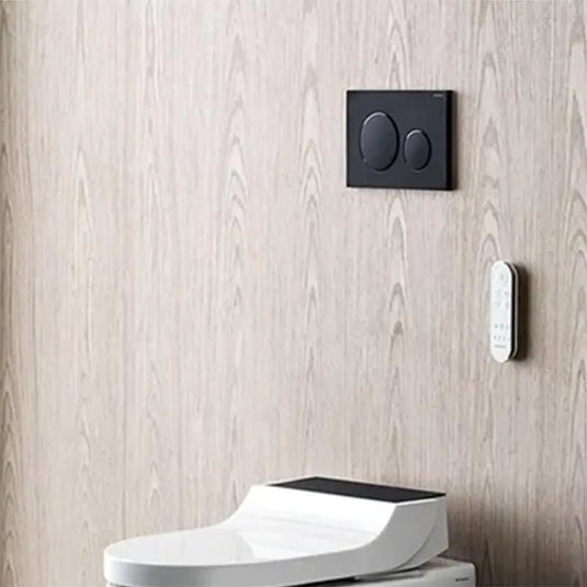 Geberit Sigma20 Round Dual Flush Plate Matt Black / Black | 115.882.16.1