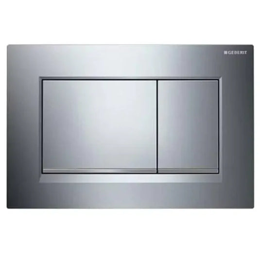 Geberit Sigma20 Square Dual Flush Plate Chrome | 115.883.KH.1
