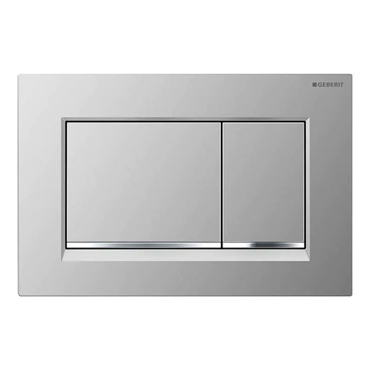 Geberit Sigma20 Square Dual Flush Plate Matt Chrome | 115.883.JQ.1