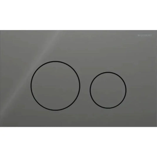 Geberit Sigma40 Round Dual Flush Plate Lava Glass | 115.628.JK.1