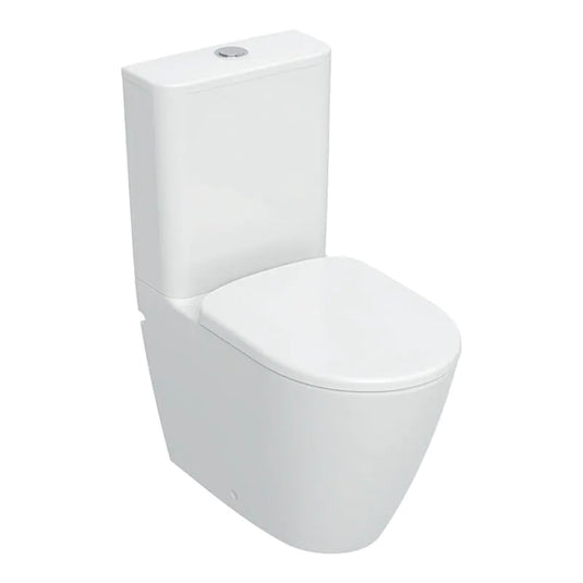 Geberit Smyle 3-in-1 Rimless Close Coupled Toilet Pack White | 503.107.00.1