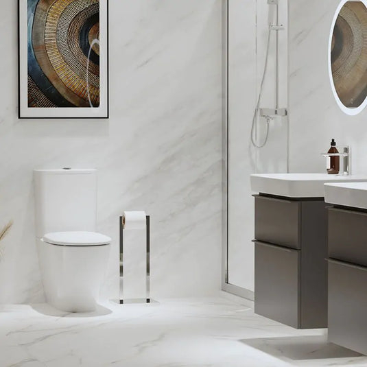 Geberit Smyle 3-in-1 Rimless Close Coupled Toilet Pack White | 503.107.00.1