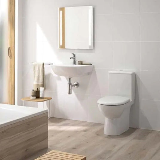 Geberit Smyle Square Close Coupled Cistern White | 500.214.01.1