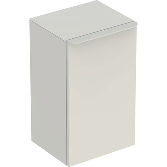 Geberit Smyle Square Low Bathroom Wall Cabinet 1 RH Door 360mm Sand | 500.360.JL.1