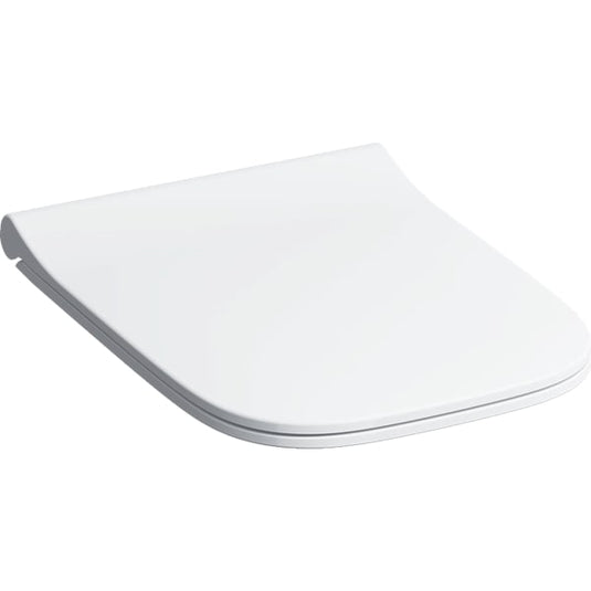 Geberit Smyle Square Slim Soft Close Toilet Seat with Quick Release Hinges | 500.688.01.1