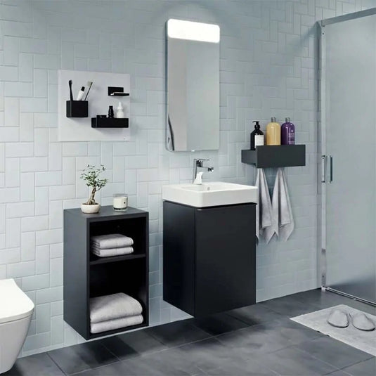 Geberit Smyle Square Vanity Unit 1 Door 450mm Lava | 500.350.JK.1