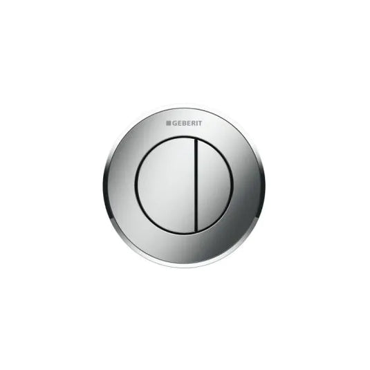 Geberit Type10 Dual Flush Button Gloss / Matt / Gloss Chrome | 116.057.KH.1