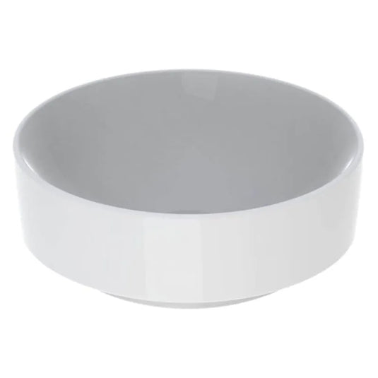 Geberit VariForm 400mm Round Countertop Basin White | 500.768.01.2