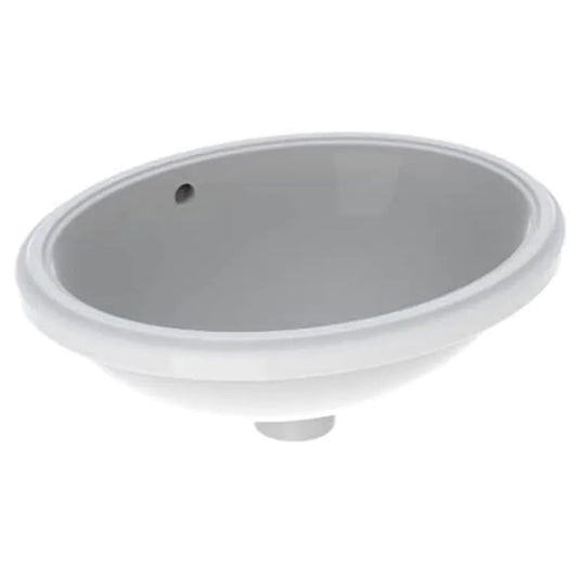 Geberit VariForm 500x400mm Oval Under-Countertop Basin | 500.754.01.2