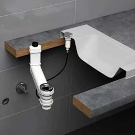 Geberit Washbasin Bottle Trap with Lever Actuation & Single Joint | 152.018.00.1