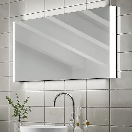 HIB Connect 120 LED Bluetooth Mirror - Chrome - Envy Bathrooms Ltd