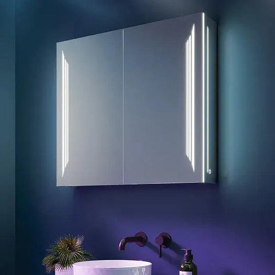 HIB Dimension 80 Bluetooth Cabinet - Chrome - Envy Bathrooms Ltd