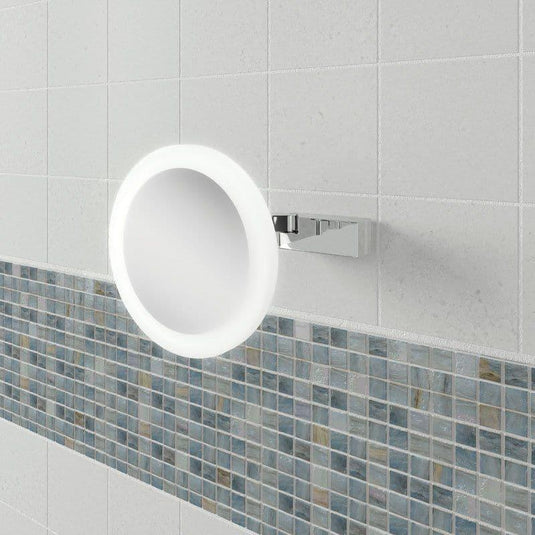 HIB Libra Magnifying Mirror - Chrome - Envy Bathrooms Ltd