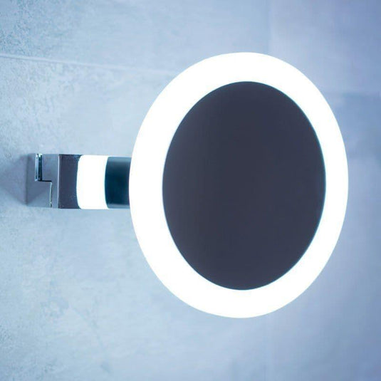 HIB Libra Magnifying Mirror - Chrome - Envy Bathrooms Ltd